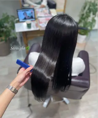 ロング パーマ シミズ カエデ🍁のヘアスタイル