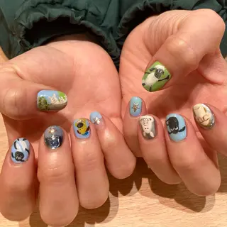 ネイル 爪の絵描き屋　ミテネイル所属・爪の絵描き屋 ミテネイルのネイルデザイン