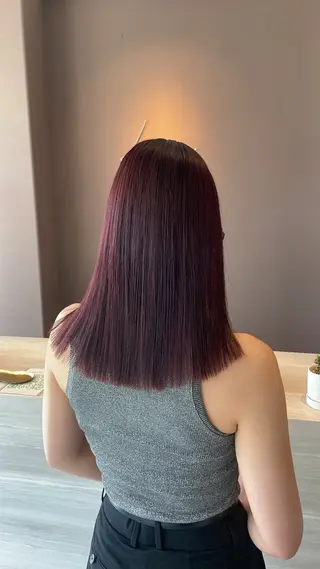 セミロング カラー 岐阜/各務原 スタイリスト🎀のヘアスタイル