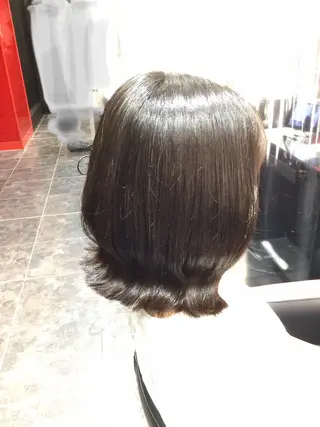 ミディアム カラー Annon プライベートサロンのヘアスタイル