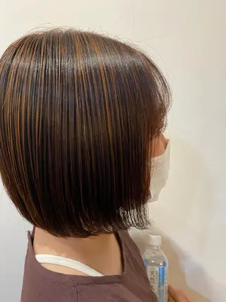 ミディアム カラー ami🍑艶カラー/ 髪質改善/透明感のヘアスタイル