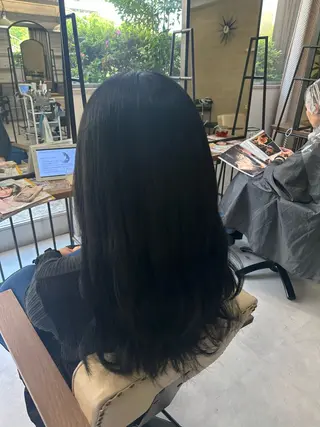 セミロング カラー 髪質改善AUSTIN登戸所属・ICHIKA/暖色 カラー / Wカラーのヘアスタイル