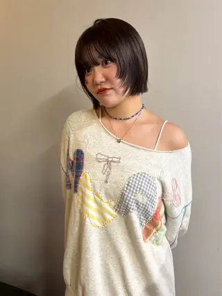 ショート ハイトーン レイヤー🎀meiのヘアスタイル