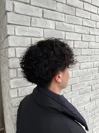 パーマ メンズ 剣持 快吏ARISE✂️のヘアスタイル