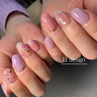 ミディアム 12 designのネイルデザイン