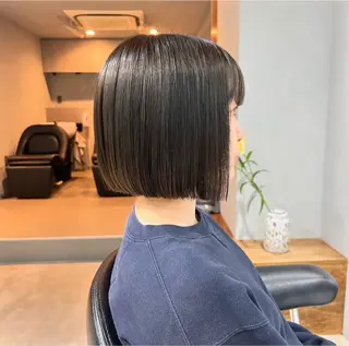 ミディアム カラー akane/ベージュ /オリーブ/ブラウンのヘアスタイル