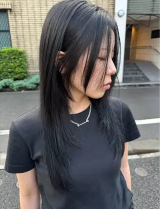 セミロング 🍀デザインカラー 🍀齋藤　翔龍のヘアスタイル