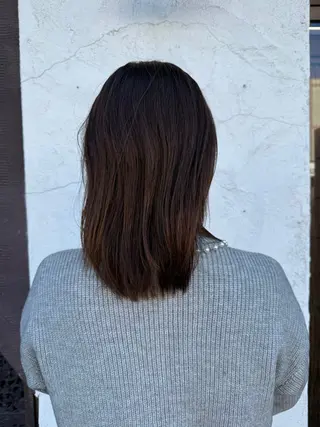 ミディアム 艶カラー🕊️ ✴︎Yukari✴︎のヘアスタイル