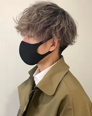 カラー メンズ RAIMA ハイトーン/レイヤーのヘアスタイル