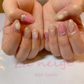 ネイル La neige* yuki 🥯🍑のネイルデザイン