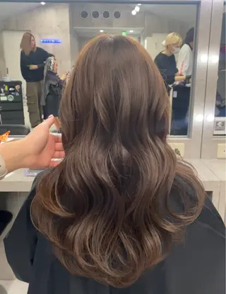 ロング カラー ヘアアレンジ メンズ のん🎀ハイトーン/ レイヤーカット🐳のヘアスタイル