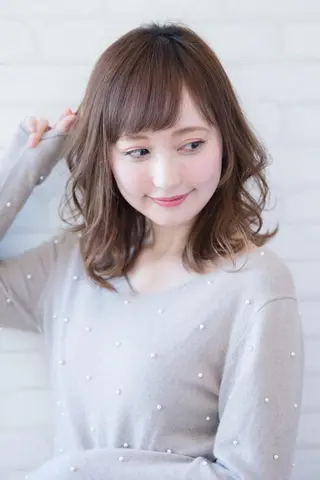 ミディアム 高橋 一矢のヘアスタイル