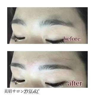 ショート ミディアム セミロング ロング カラー パーマ ヘアアレンジ ネイル マツエク・マツパ 眉毛サロン DUAL 恵比寿の眉毛・アイブロウイメージ