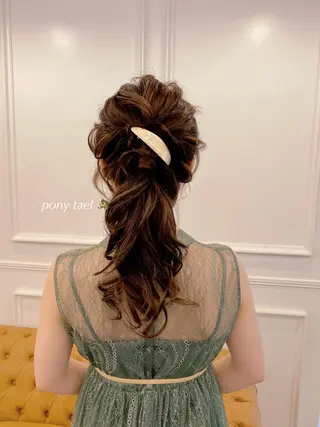 ロング ヘアアレンジ 🌟天王寺ヘアセット 🥑アレンジ師🌟のヘアスタイル