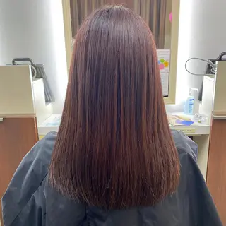 セミロング カラー さとう さくらのヘアスタイル