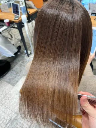 セミロング パーマ 美髪ヘッドスパ🫧 西山紗奈江💆‍♀️のヘアスタイル