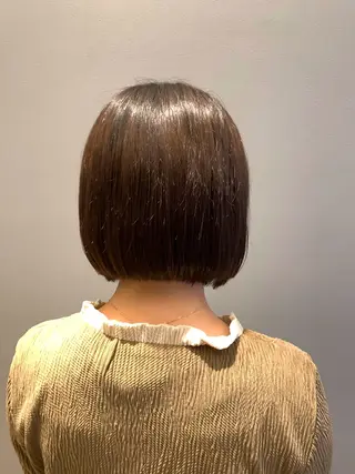 ミディアム 田中 優菜のヘアスタイル