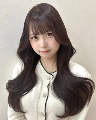 ロング カラー 森山 真衣香のヘアスタイル