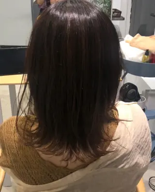 セミロング 斉藤 瑞恵のヘアスタイル