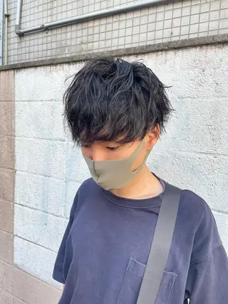 ミディアム 渋谷 メンズヘア⭐️ タニグチヨシユキのヘアスタイル