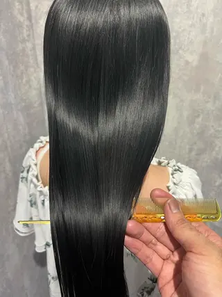 セミロング カラー 福田　洋樹 /  zina博多のヘアスタイル