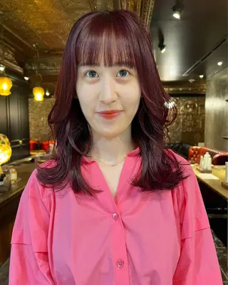 ロング カラー haco＋所属・圧倒的デザイン力 店長🎨RENAのヘアスタイル