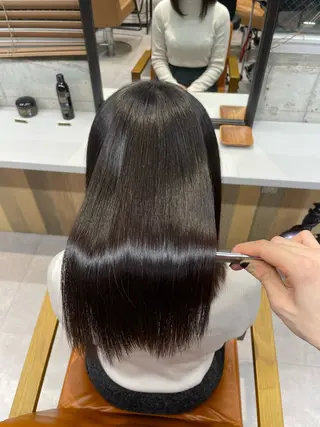 ミディアム RAFTOKYO所属・✨美髪専門✨ワタナベ 髪質改善のヘアスタイル