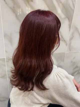 ロング カラー 透明感カラー 天羅のヘアスタイル