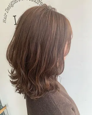 ミディアム カラー ヘアアレンジ ◎モチマル チアキ◎のヘアスタイル