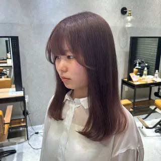 ミディアム Natsuki/韓国 ボブ/レイヤーカットのヘアスタイル