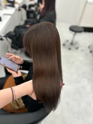 セミロング カラー 🤍レイヤー/顔周り /hirari🤍のヘアスタイル