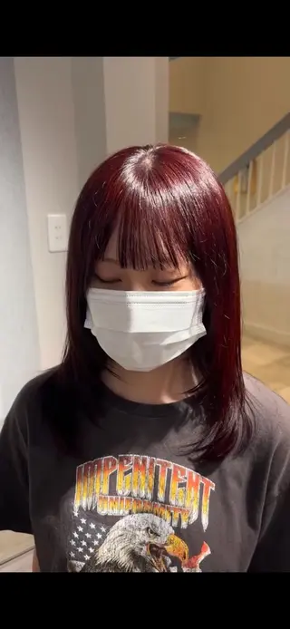 カラー Calbari 中島　朔のヘアスタイル