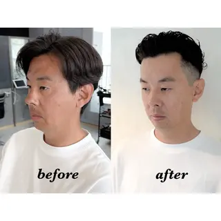 パーマ メンズ キヨ メンズカット/パーマのヘアスタイル