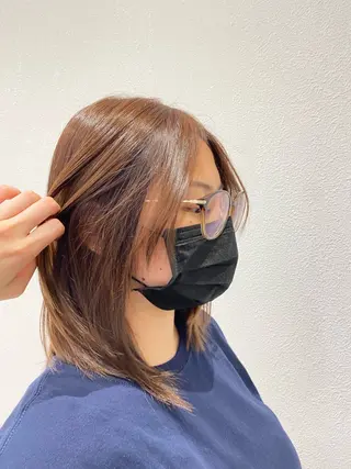 ミディアム 🩶米澤 美月🩶のヘアスタイル