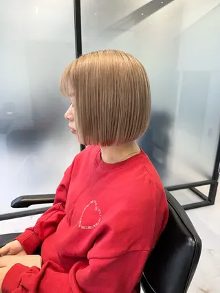 ショート SALOWIN心斎橋Suite店所属・洗っても取れない 髪質改善|OJIROのヘアスタイル