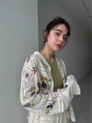 ミディアム カラー 坂本 圭太朗のヘアスタイル