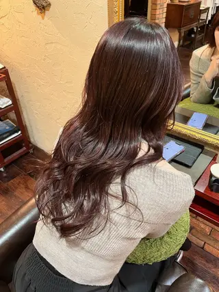 カラー E R I ⭐️ 髪質改善/艶カラーのヘアスタイル