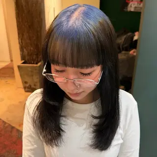 ミディアム カラー 🌿もりやま りりか🌿のヘアスタイル