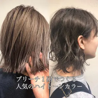 ショート カラー 千葉 郁也のヘアスタイル
