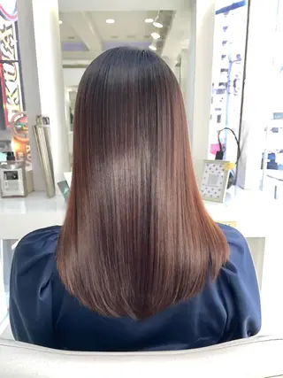 セミロング カラー パーマ ヘアアレンジ メンズ キッズ ネイル マツエク・マツパ 20代半ば上質なへア ケア 髪質改善 大西のヘアスタイル