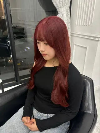 カラー MaisonHALU 松浦光咲のヘアスタイル