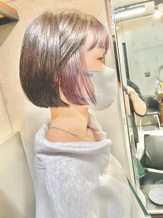 ショート カラー ショートボブ縮毛矯正 髪質改善のプロ山道潤のヘアスタイル