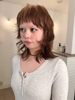 ショート カラー ハイトーン/レイヤー Kaito🐶/栄のヘアスタイル