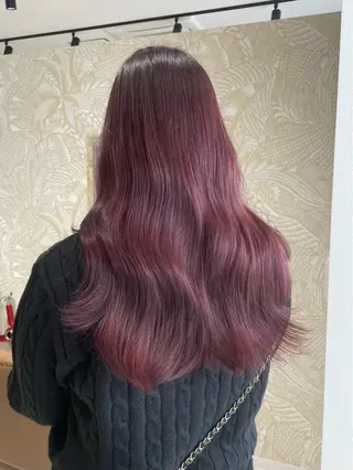 ロング カラー moe🥣ﾚﾃﾞｨｰ ｽ特化/透明感ｶﾗｰのヘアスタイル