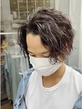 パーマ メンズ EARTH関内店 地主のヘアスタイル