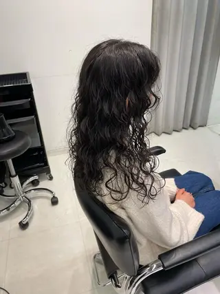 ロング カラー パーマ キッズ オトナヘア🌸 harukaのヘアスタイル