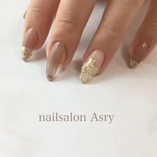 ロング ネイル nailsalon Asryのネイルデザイン