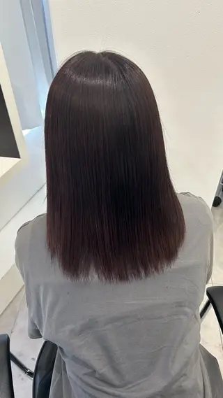 ミディアム みゆき/透明感カラー /カラー特化のヘアスタイル
