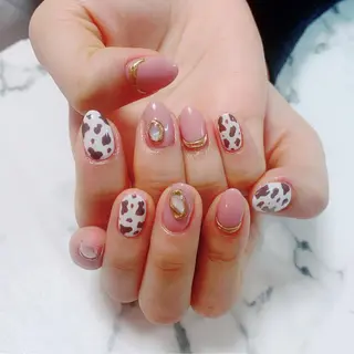 ロング カラー ネイル Q Free nailsのネイルデザイン