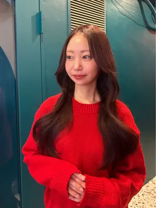 ロング カラー Rina 大人カワイイ⟡.·のヘアスタイル